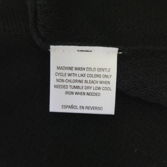 Style & Co Women's Size Small Ribbed  Mock Neck  Sweater  Black Long sleeved NWT - Picture 13 of 14